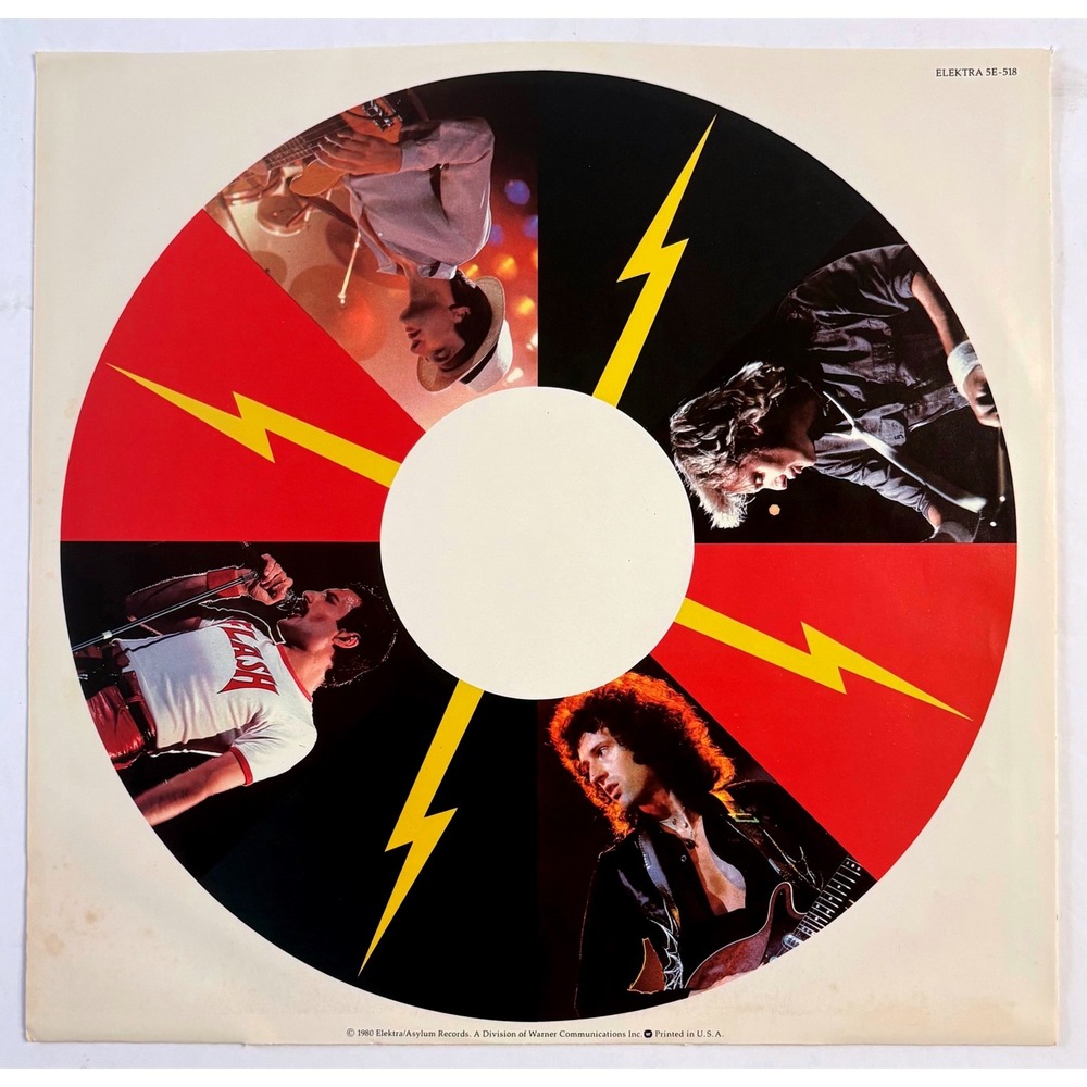 Queen Flash Gordon Original Soundtrack Vinyl LP 1980 Elektra 5E-518 CRC Vintage - Picture 4 of 6